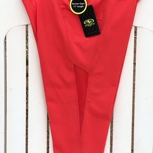 👏🏻Vibrant Coral 3/4 LeggingsSize 12/14 Capri👏🏻